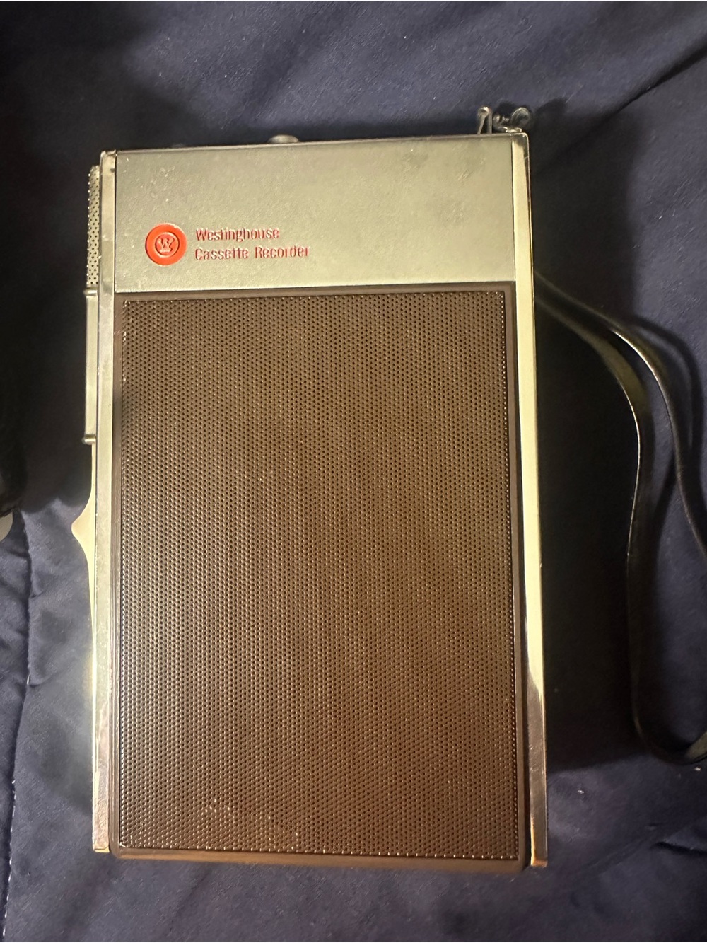Brown Portable Cassette Recorder Westinghouse cassette recorder vintage cool
